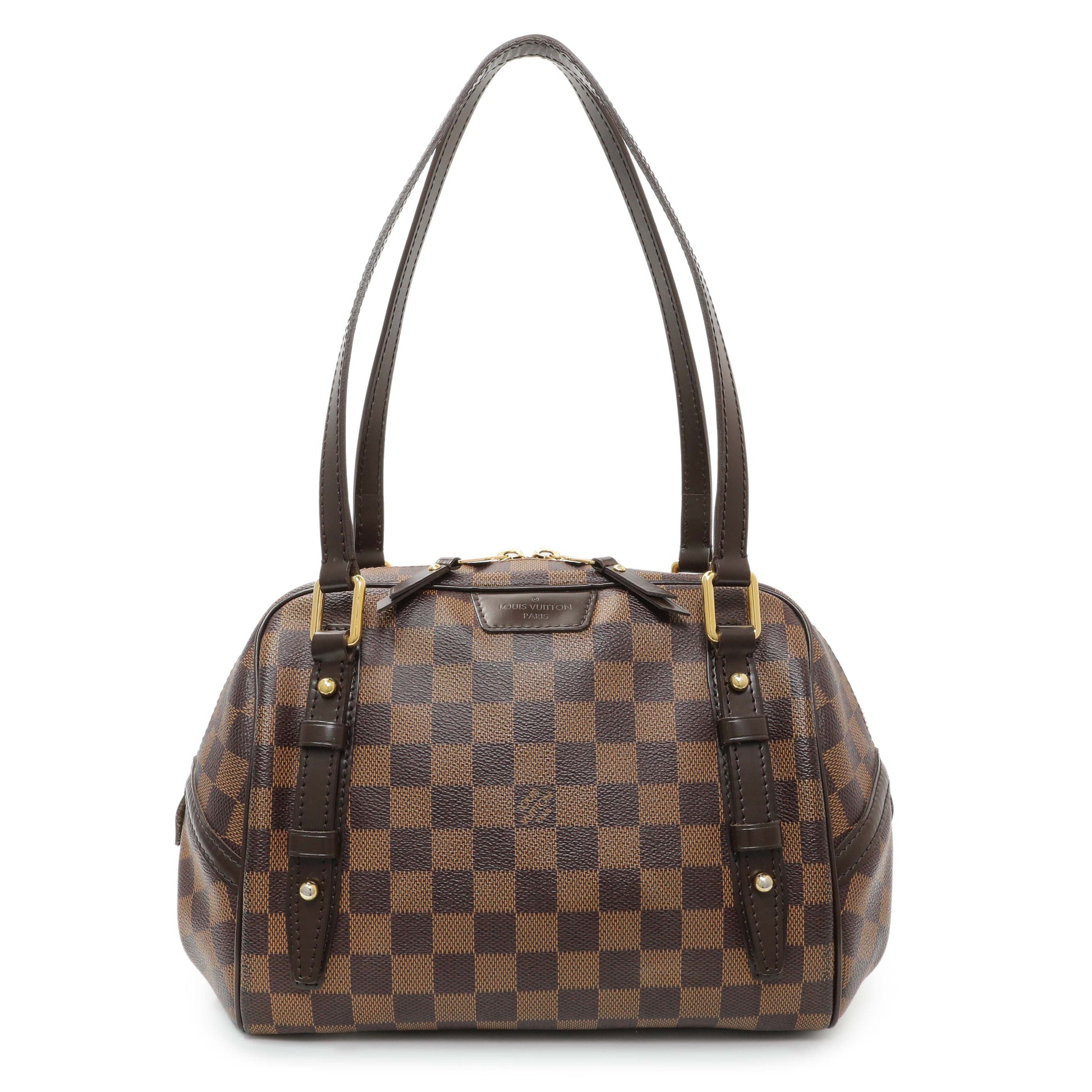 Exclusive Louis Vuitton Damier Ebene Rivington PM — Front View