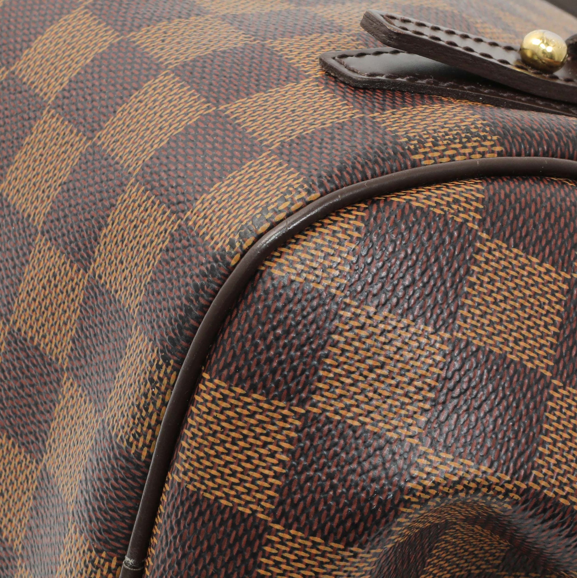 Exclusive Louis Vuitton Damier Ebene Rivington PM — Detail View