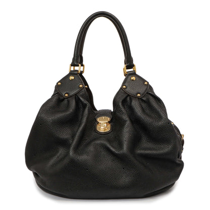 Exclusive Louis Vuitton Black Monogram Mahina L — Front View