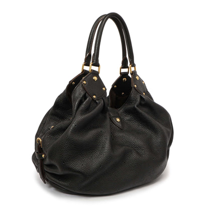Exclusive Louis Vuitton Black Monogram Mahina L — Side View