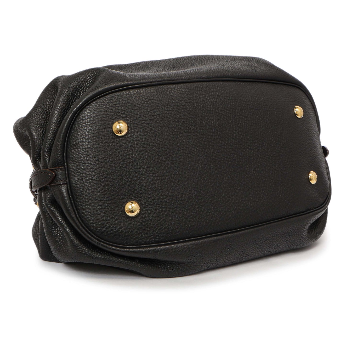 Exclusive Louis Vuitton Black Monogram Mahina L — Back View