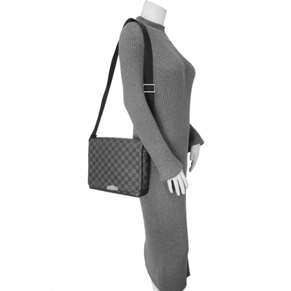 Exclusive Louis Vuitton Damier Graphite District PM — Alternate View 10