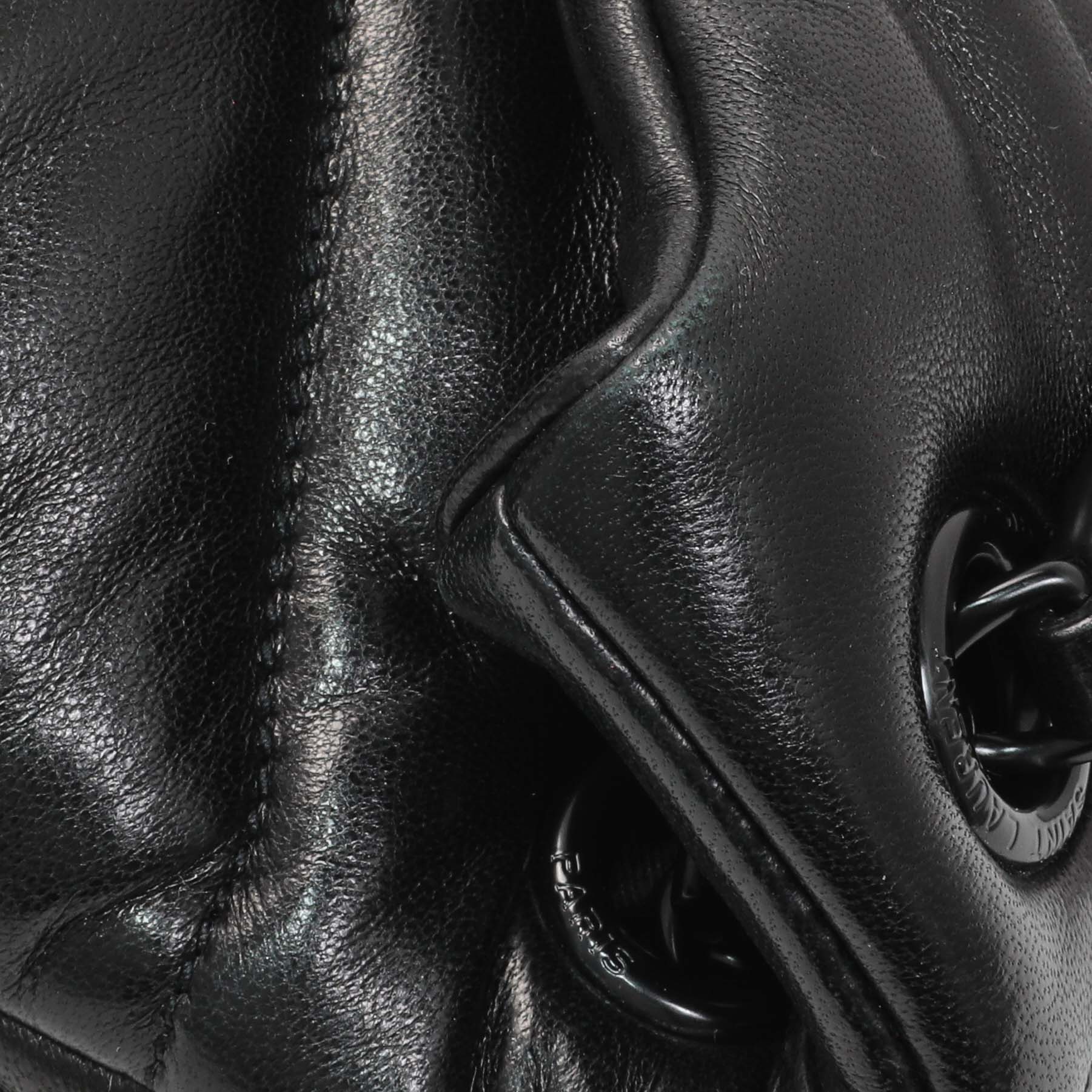 Exclusive Saint Laurent  Black Lambskin Small Loulou Puffer — Alternate View 12