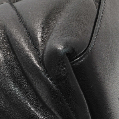 Exclusive Saint Laurent  Black Lambskin Small Loulou Puffer — Lifestyle View