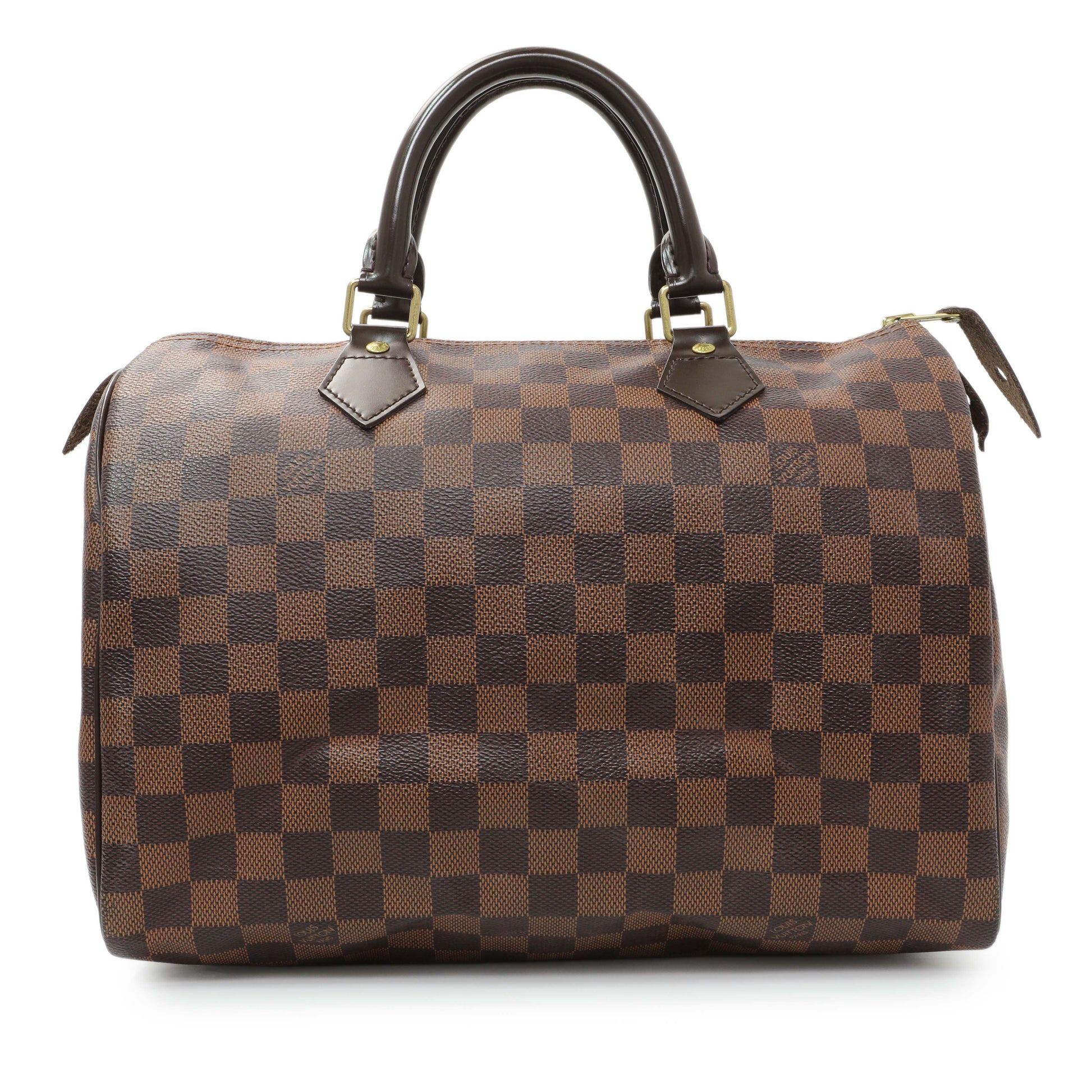 Exclusive Louis Vuitton Damier Ebene Speedy 30 — Front View