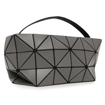 Exclusive Bao Bao Issey Miyake Matte Grey Carton Bag — Back View