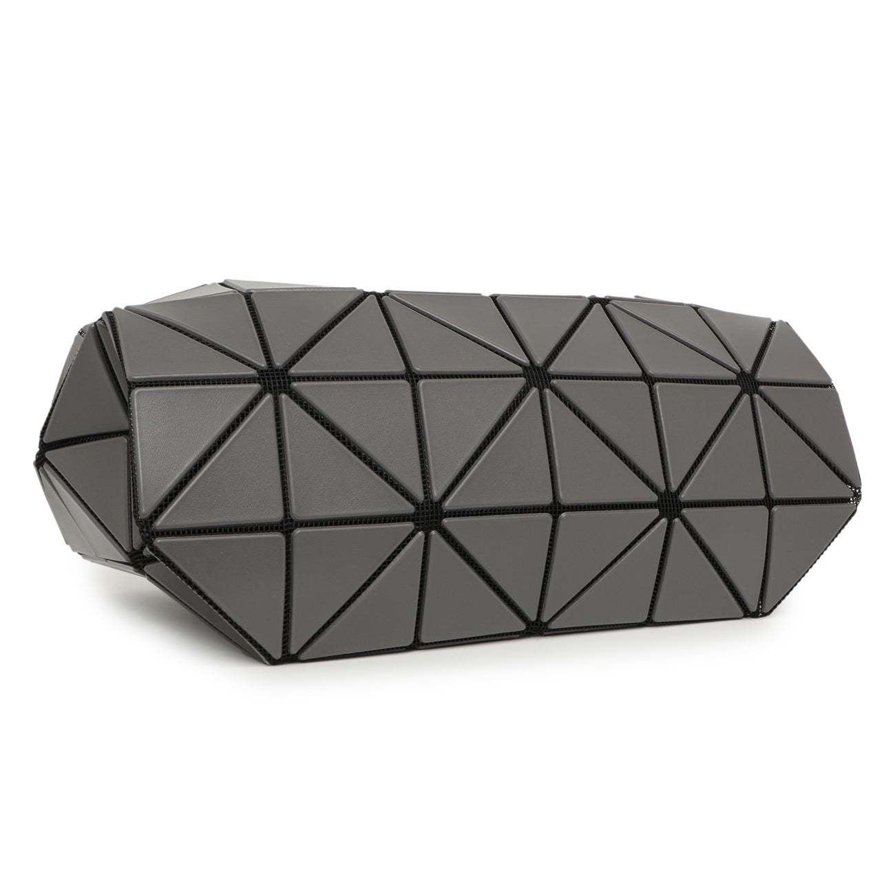 Exclusive Bao Bao Issey Miyake Matte Grey Carton Bag — Top View