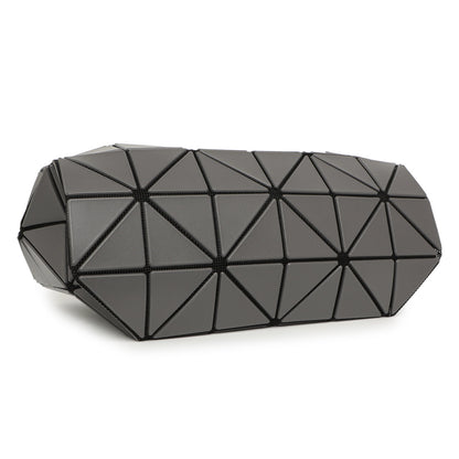 Exclusive Bao Bao Issey Miyake Matte Grey Carton Bag — Top View