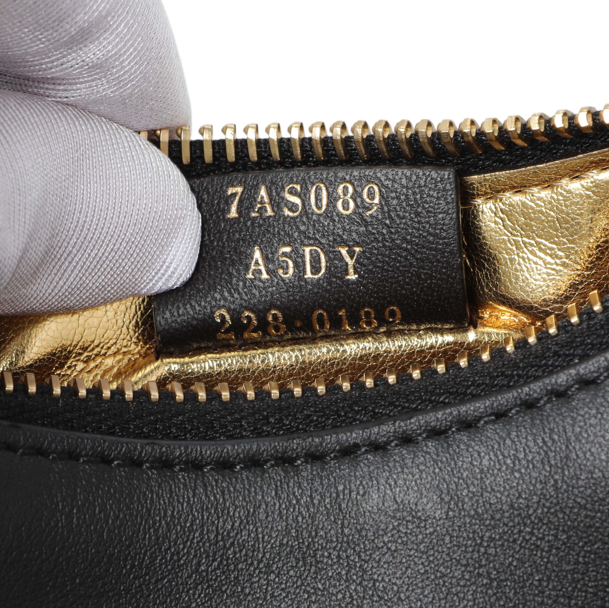 Exclusive Fendi Black Vitello Grace Nano Fendigraphy Hobo Charm — Lifestyle View