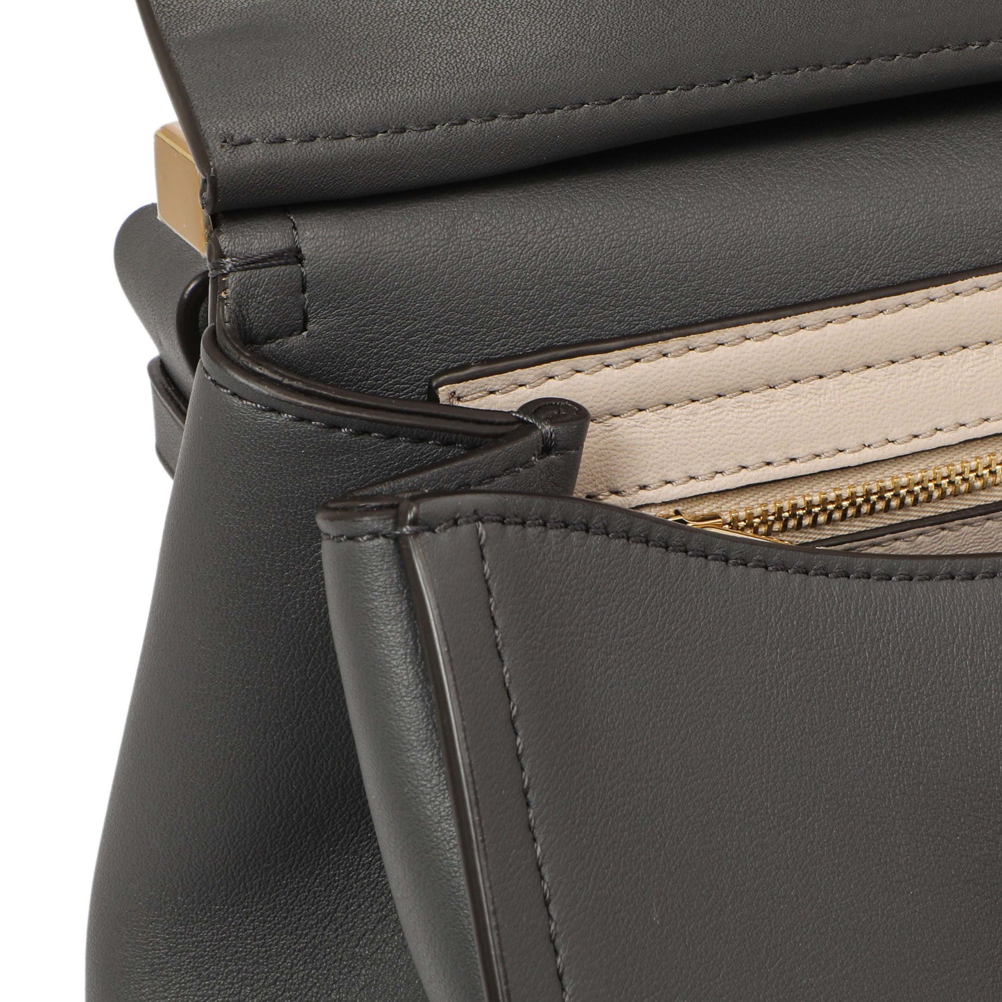 Exclusive Givenchy Storm Grey Calfskin Small Mystic Shoulder Bag — Alternate View 7