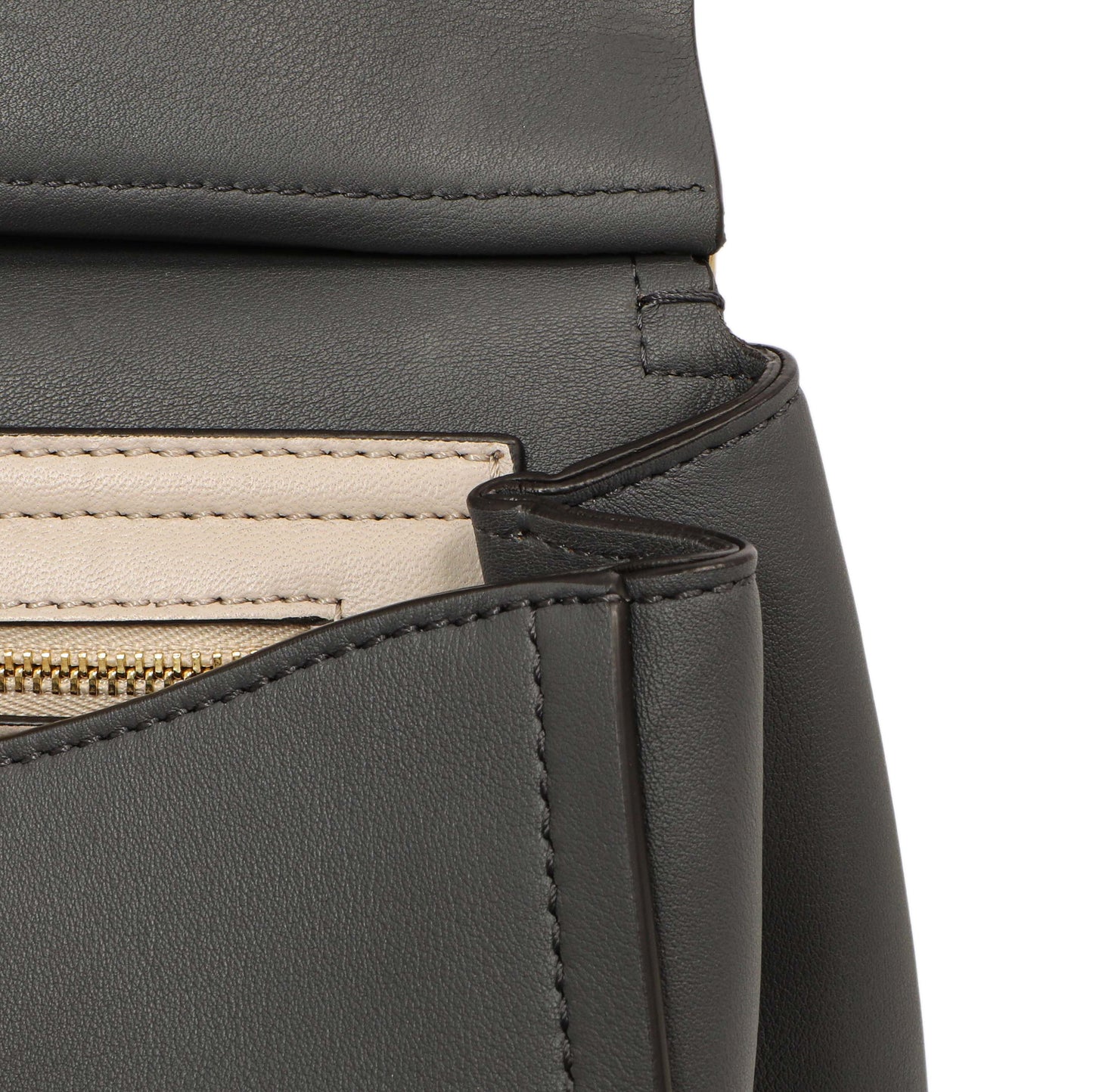 Exclusive Givenchy Storm Grey Calfskin Small Mystic Shoulder Bag — Alternate View 8