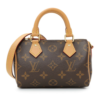 Exclusive Louis Vuitton Monogram Nano Speedy — Front View