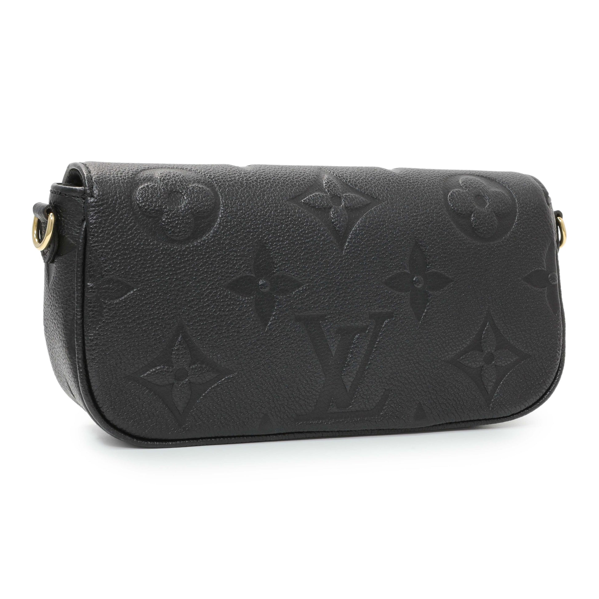Exclusive Louis Vuitton Empreinte Monogram Giant Ivy Wallet On Chain — Side View