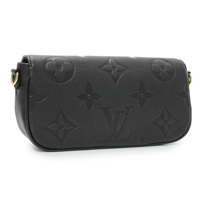 Exclusive Louis Vuitton Empreinte Monogram Giant Ivy Wallet On Chain — Side View