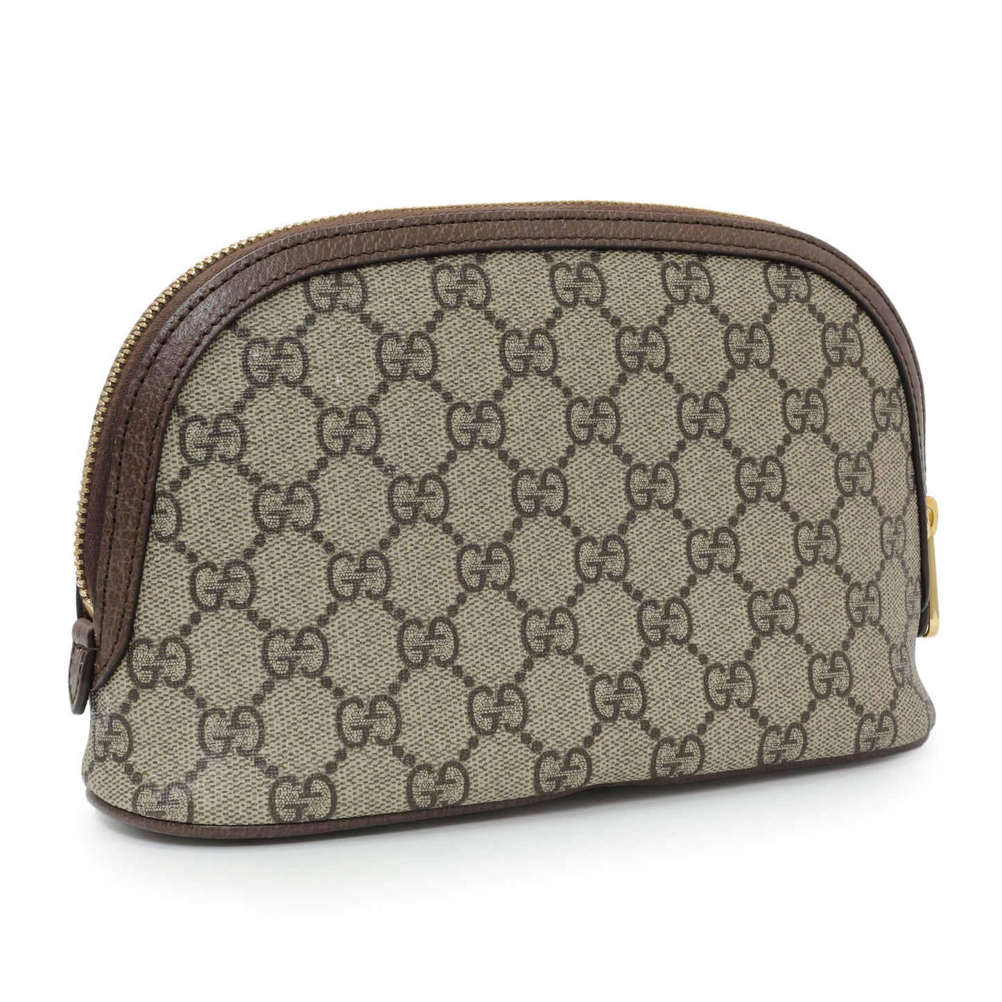 Exclusive Gucci GG Supreme Monogram Ophidia Cosmetic Case — Side View