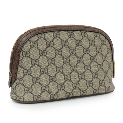 Exclusive Gucci GG Supreme Monogram Ophidia Cosmetic Case — Side View