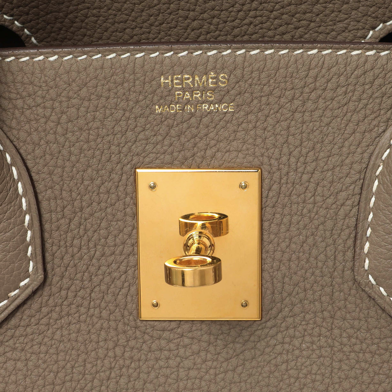 Exclusive Hermes Etoupe Togo Birkin 30 — Alternate View 9