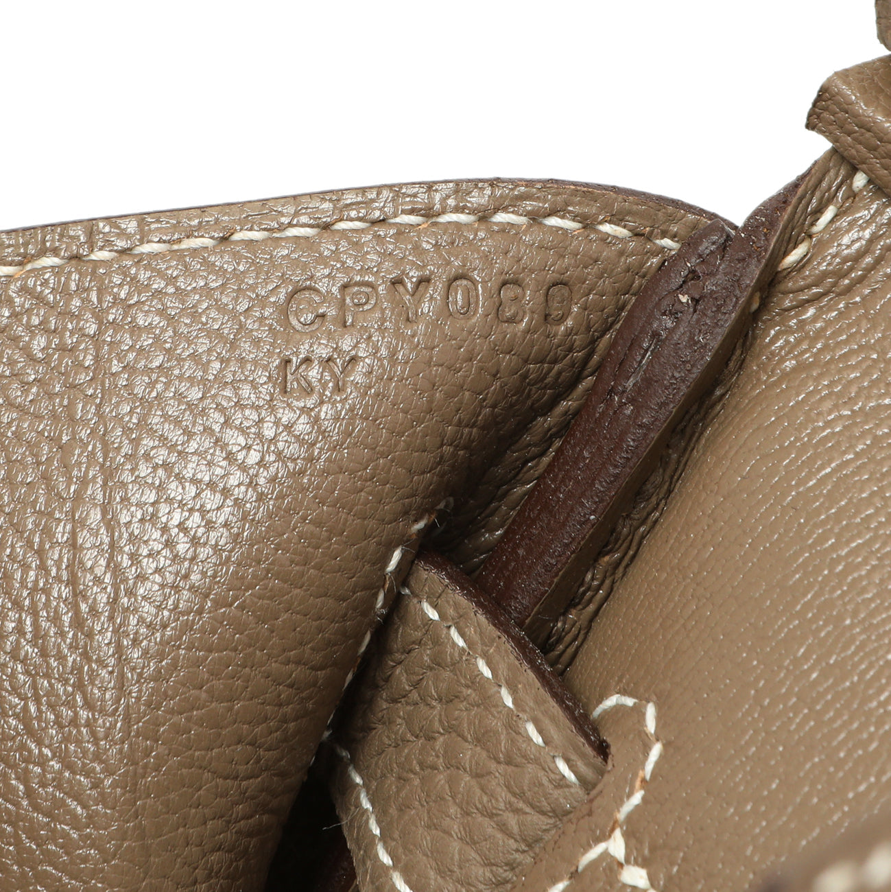 Exclusive Hermes Etoupe Togo Birkin 30 — Alternate View 10