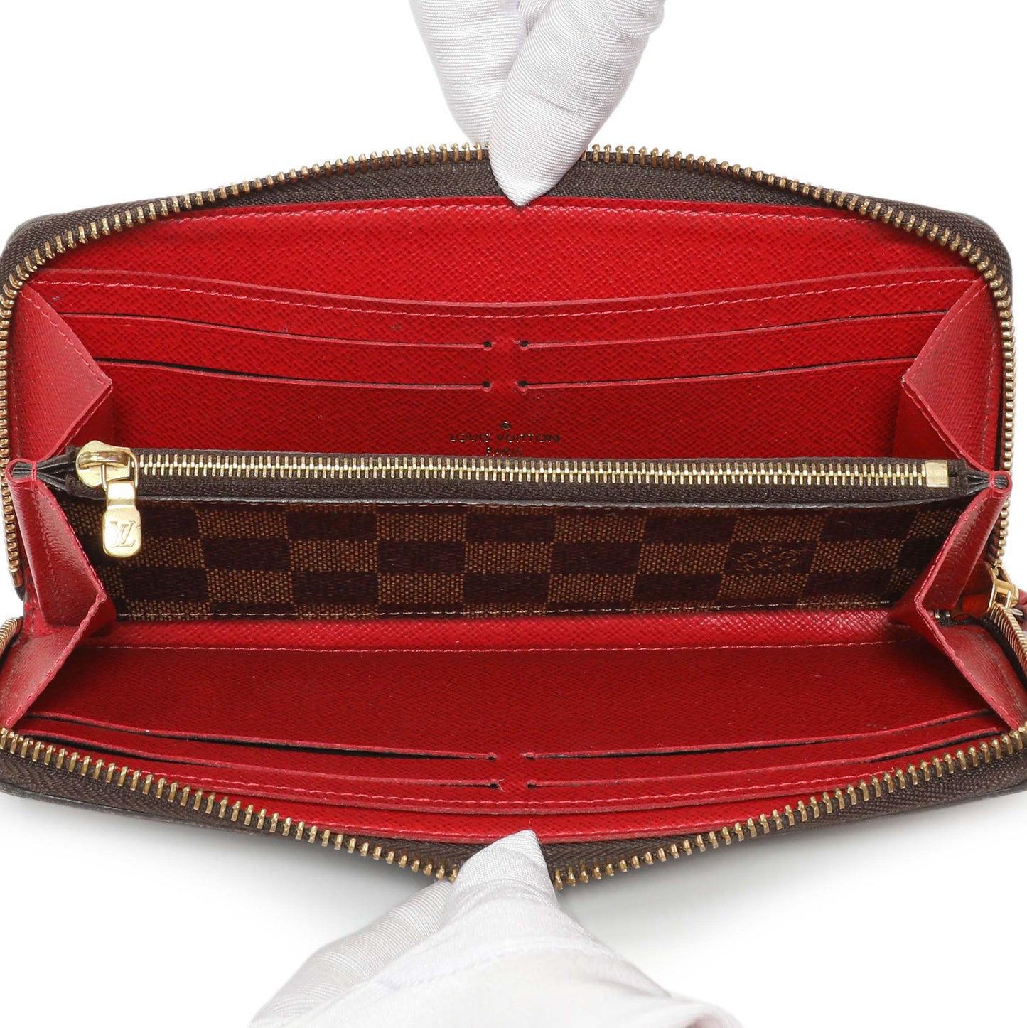 Exclusive Louis Vuitton Damier Ebene Clemence Wallet — Alternate View 8