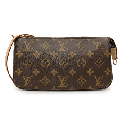 Exclusive Louis Vuitton Monogram Pochette Accessories NM — Front View