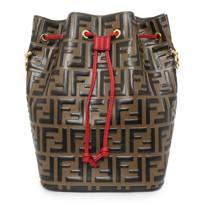 Exclusive Fendi FF 1974 Embossed Calfskin Grande Mon Tresor Bucket Bag — Side View