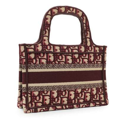 Exclusive Christian Dior Oblique Mini Book Tote — Side View
