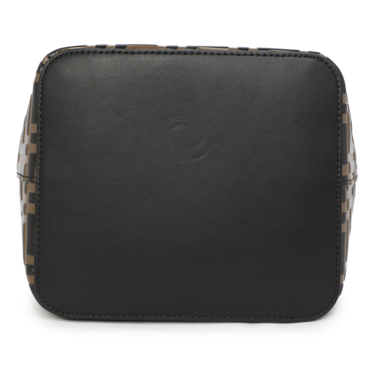 Exclusive Fendi FF 1974 Embossed Calfskin Grande Mon Tresor Bucket Bag — Detail View
