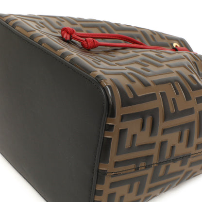 Exclusive Fendi FF 1974 Embossed Calfskin Grande Mon Tresor Bucket Bag — Alternate View 7
