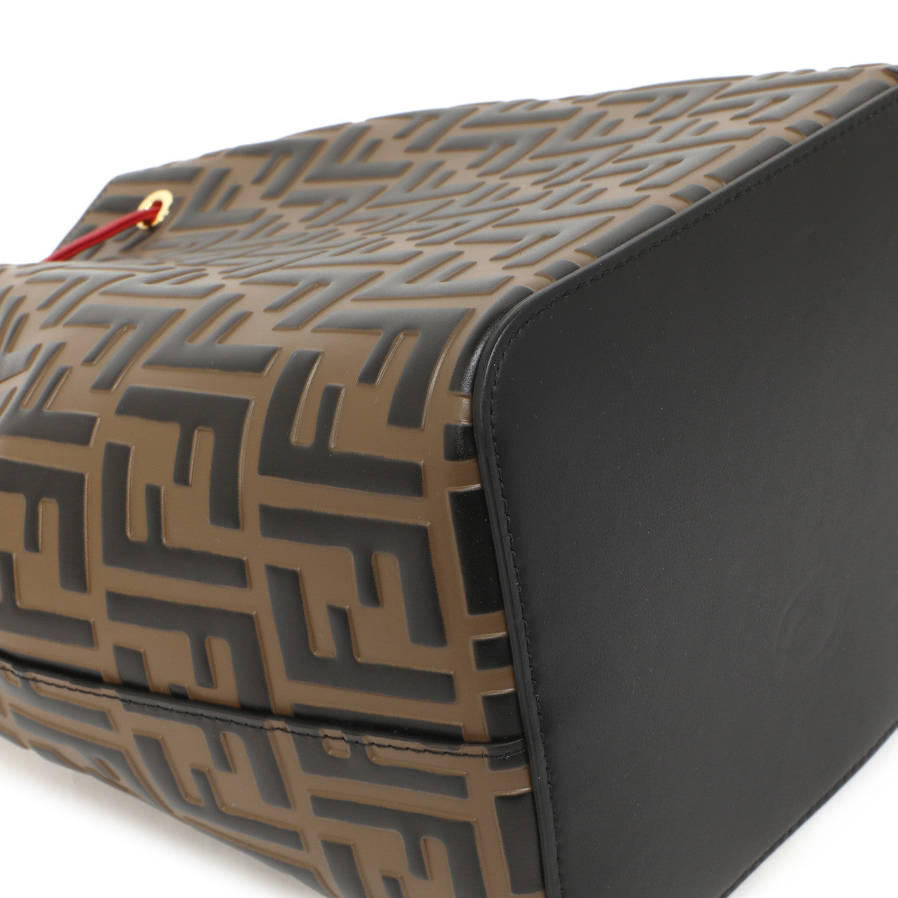 Exclusive Fendi FF 1974 Embossed Calfskin Grande Mon Tresor Bucket Bag — Alternate View 8