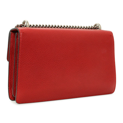 Exclusive Gucci Red Calfskin Small Dionysus Shoulder Bag — Side View