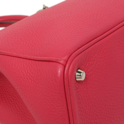 Exclusive Christian Dior Fuchsia Bullcalf Medium Diorissimo Tote — Top View