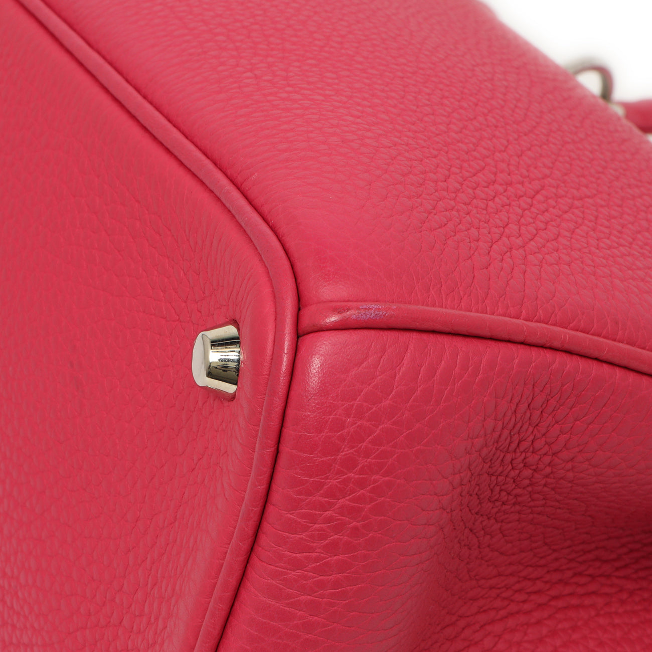 Exclusive Christian Dior Fuchsia Bullcalf Medium Diorissimo Tote — Detail View