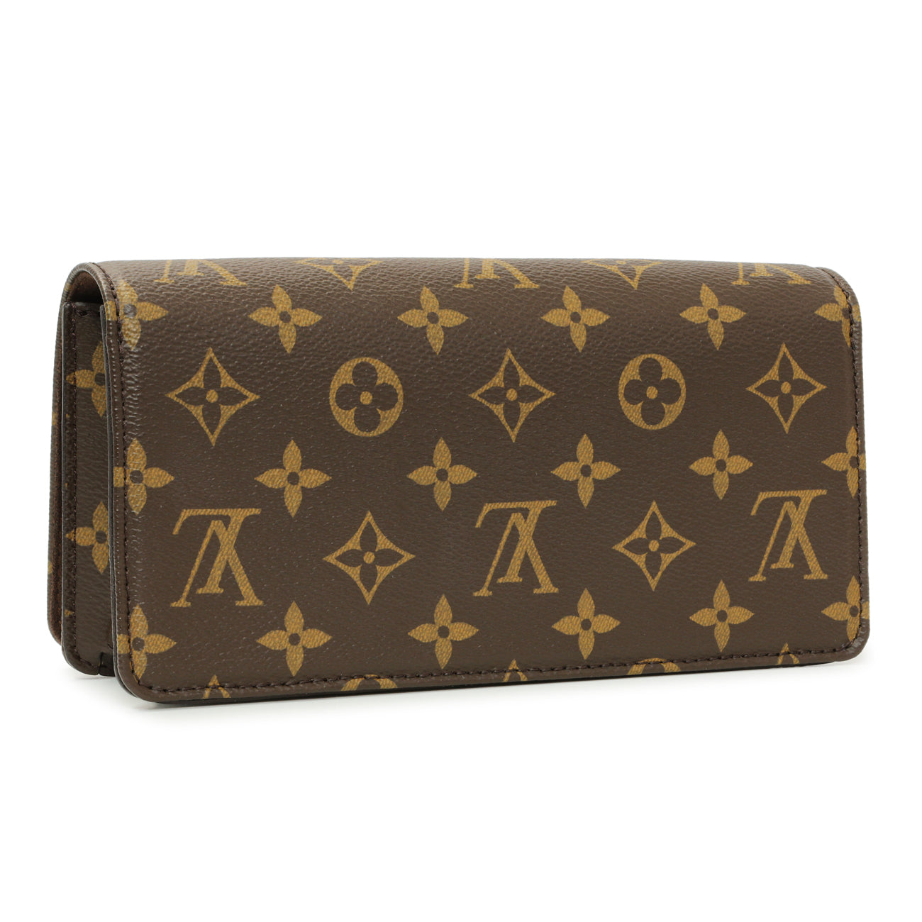 Exclusive Louis Vuitton Monogram Wallet On Chain Lily — Side View