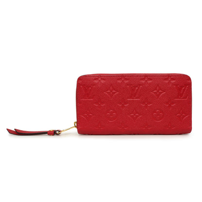 Exclusive Louis Vuitton Cherry Empreinte Zippy Wallet — Front View