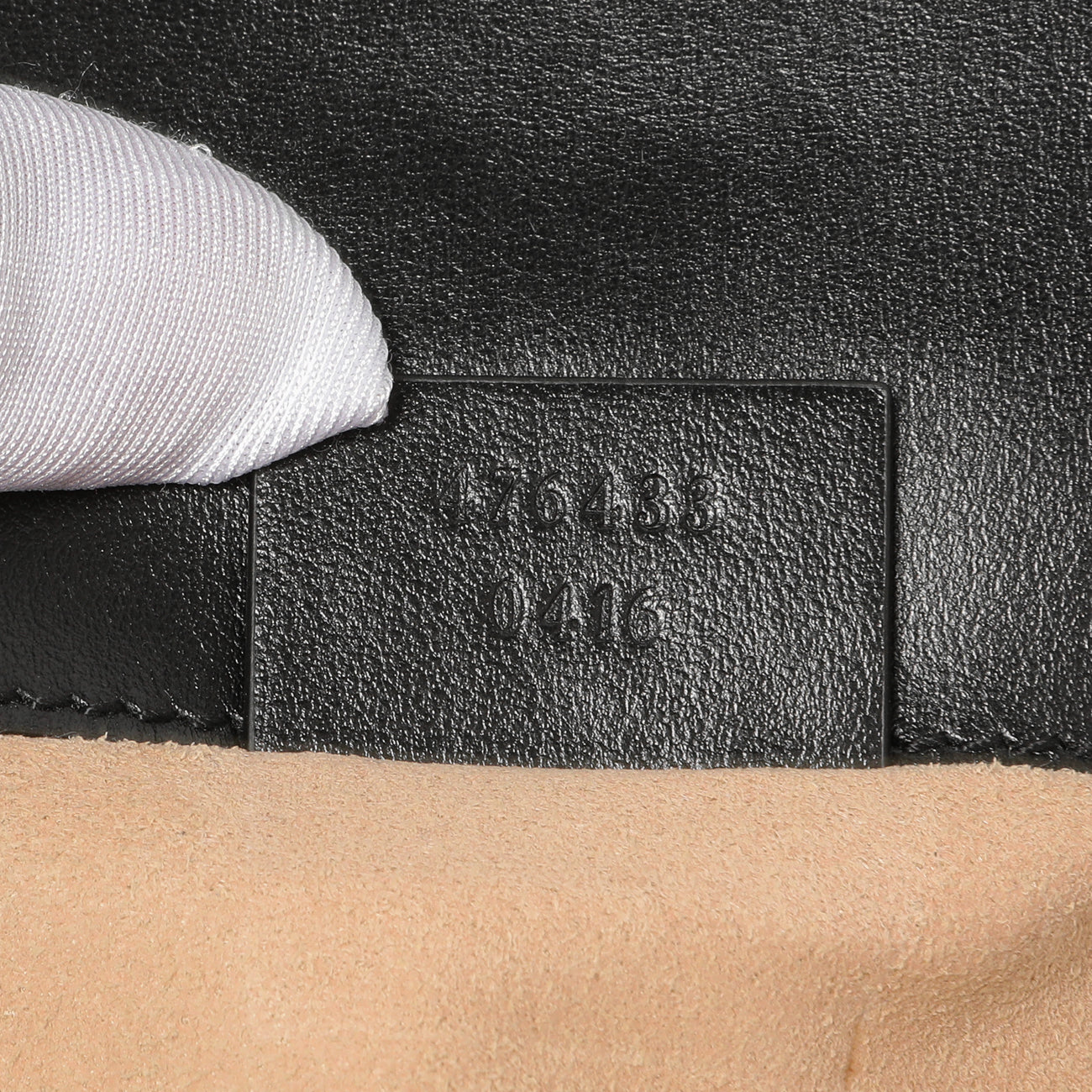 Exclusive Gucci Black Calfskin Matelasse Super Mini GG Marmont — Alternate View 10