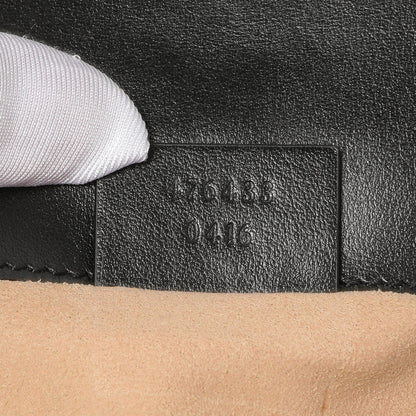 Exclusive Gucci Black Calfskin Matelasse Super Mini GG Marmont — Alternate View 10