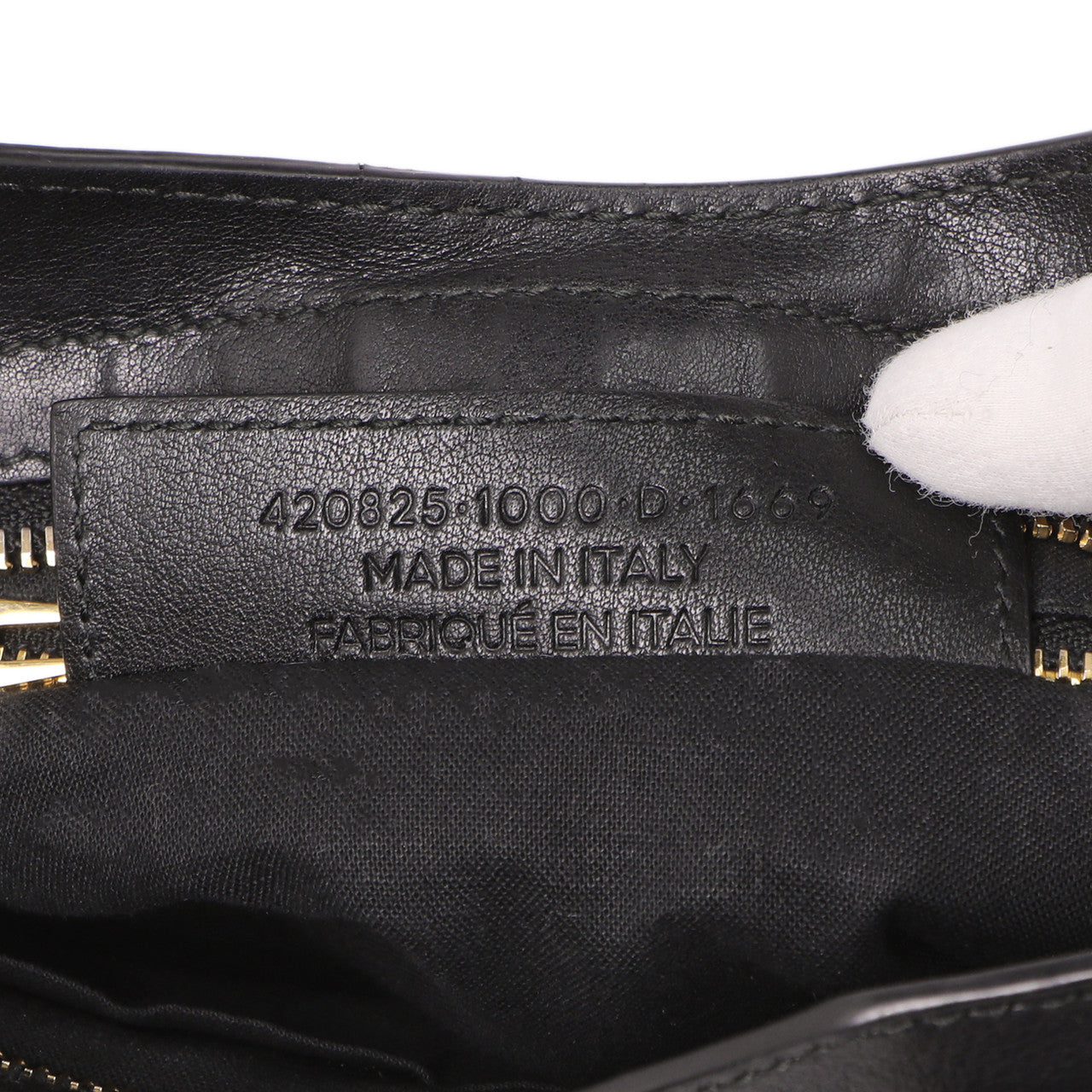 Exclusive Balenciaga Black Calfskin Metal Plate Mini  City — Alternate View 11
