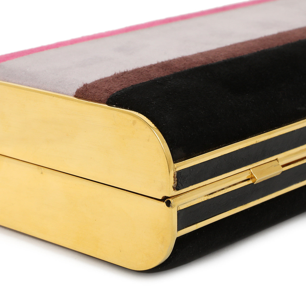 Exclusive Miu Miu Striped Suede Box  Clutch — Alternate View 7