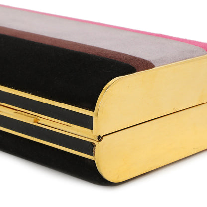 Exclusive Miu Miu Striped Suede Box  Clutch — Alternate View 8
