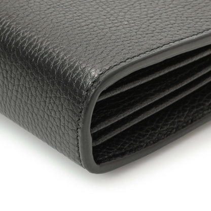 Exclusive Gucci Black Calfskin GG Marmont Chain Wallet — Alternate View 7