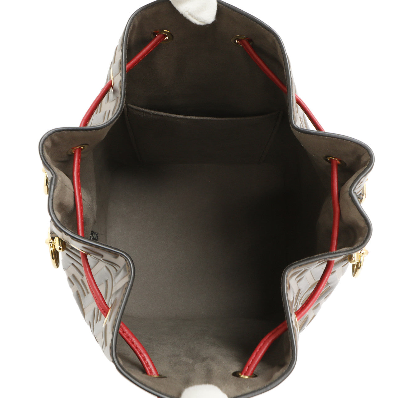 Exclusive Fendi FF 1974 Embossed Calfskin Grande Mon Tresor Bucket Bag — Alternate View 10