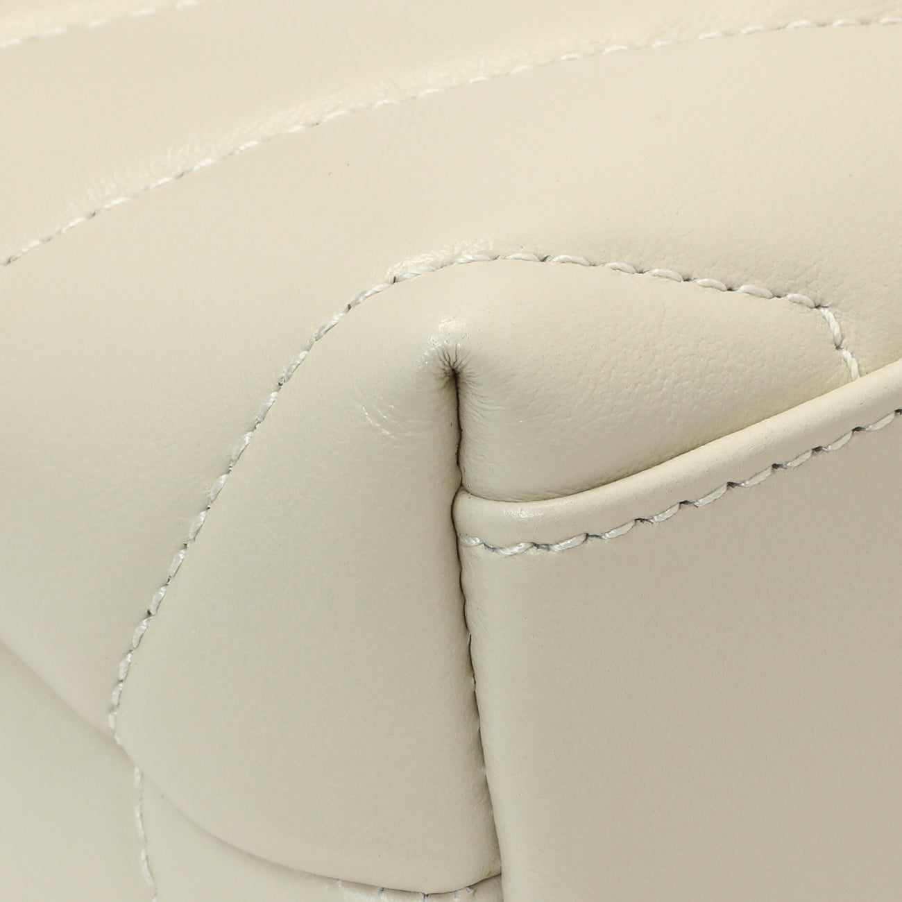 Exclusive Saint Laurent Ivory Calfskin Monogram Toy Loulou Crossbody — Lifestyle View