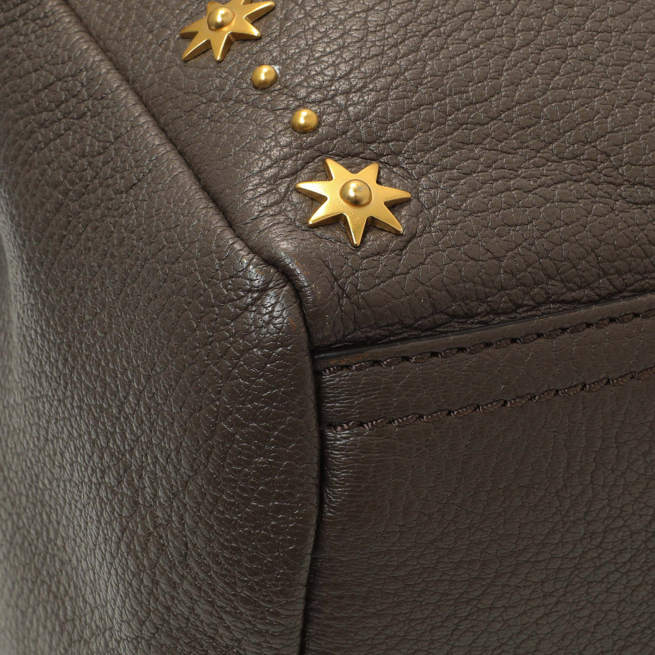 Exclusive Givenchy Brown Sugar Goatskin Studded Midnight Stars Small Pandora — Top View