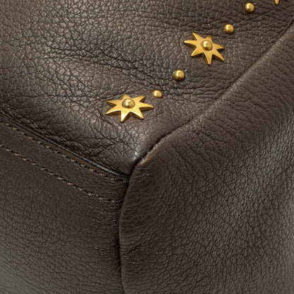 Exclusive Givenchy Brown Sugar Goatskin Studded Midnight Stars Small Pandora — Detail View
