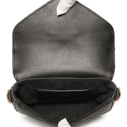Exclusive Louis Vuitton Black Calfskin New Wave Multi Pochette — Top View