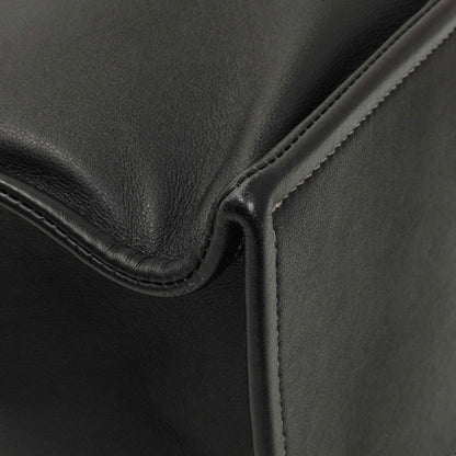 Exclusive Chanel Metallic Gold Black Goatskin Boy Shopping Tote — Top View