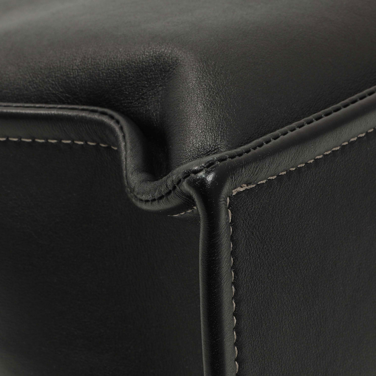 Exclusive Chanel Metallic Gold Black Goatskin Boy Shopping Tote — Lifestyle View