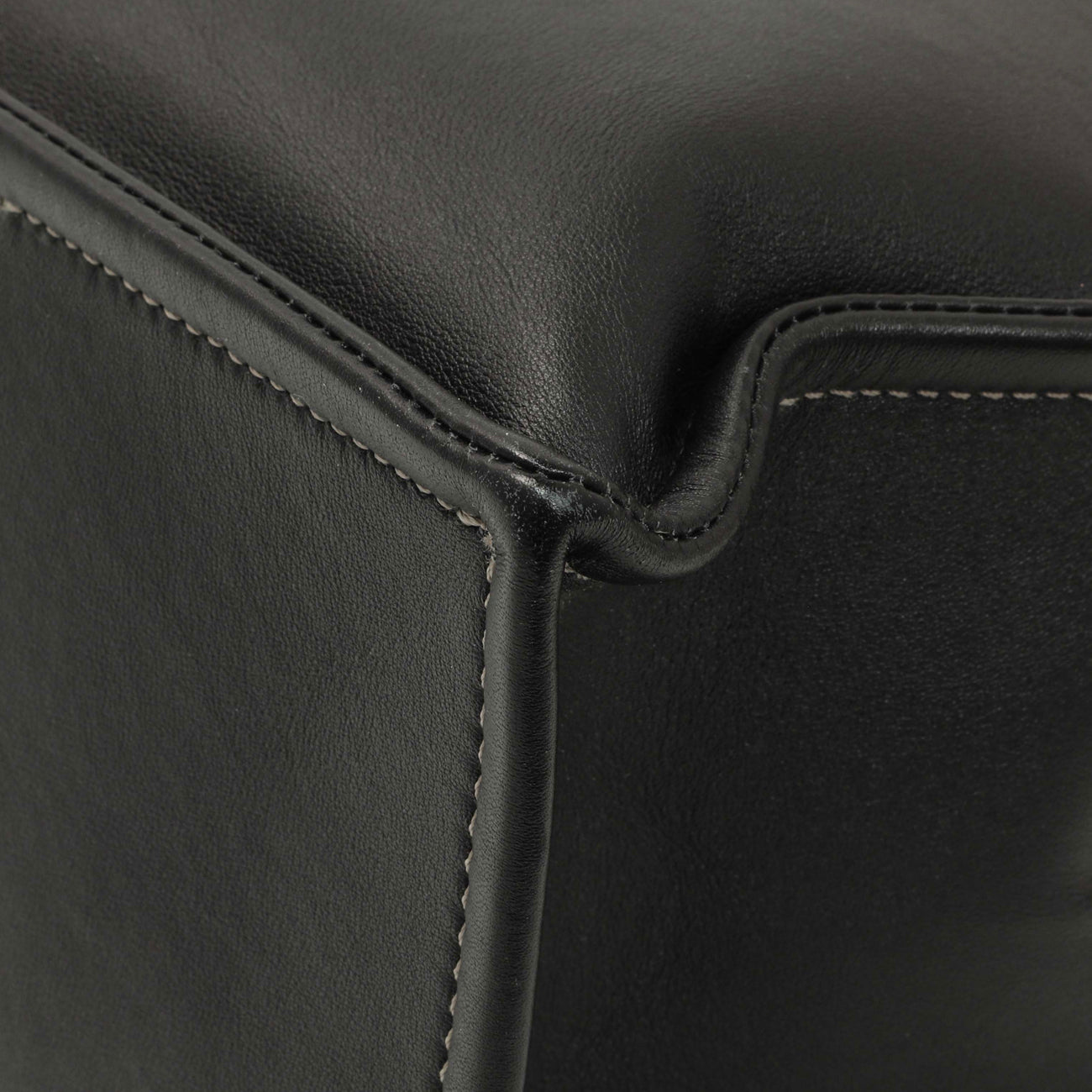 Exclusive Chanel Metallic Gold Black Goatskin Boy Shopping Tote — Alternate View 7