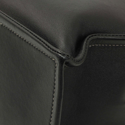 Exclusive Chanel Metallic Gold Black Goatskin Boy Shopping Tote — Alternate View 7