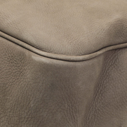 Exclusive Gucci Grey Vitello Range Medium Soho Bowler — Detail View